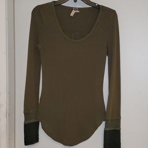Free people henley olive safari M